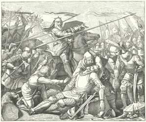 Eberhard II, Graaf van Württemberg, bij de Slag om Döffingen