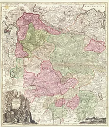 Keurvorstendom Hannover (kleurengraving)