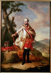 Keizer Jozef II ... (schilderij op doek)