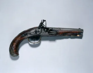 Vuursteenpistool, loopmaker Johann Andreas Kuchenreuter (1716-1795), c.1750