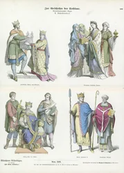 Frankische kostuums, 10e eeuw