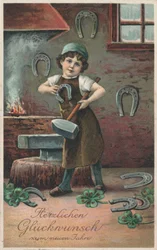 Duitse nieuwjaarskaart