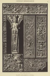 Duitse renaissance, plastic ornamenten in steen