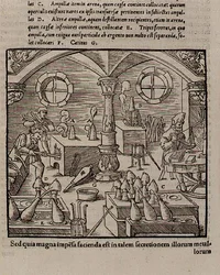 Glas maken, uit een Boek van Ambachten