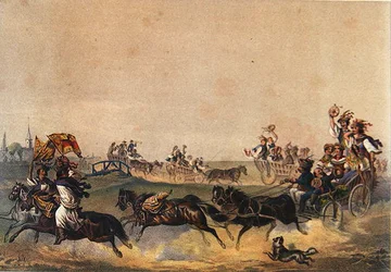 Hongaarse Bruiloftsstoet, ca. 1855