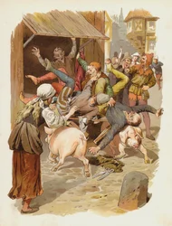 Illustratie voor Till Eulenspiegel