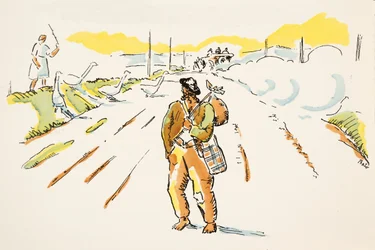 Illustratie uit Styl, pub.1922 (pochoirdruk)