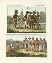 Inwoners van de noordwestkust van Amerika