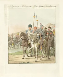 Onregelmatige lichte Russische cavalerie