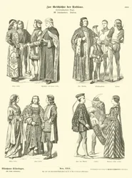 Italiaanse kostuums, 15e eeuw