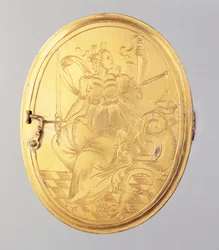 Medaillon met wasminiatuurportret van Landgraaf Wilhelm IV