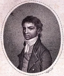 Louis van Beethoven (1712-73) gegraveerd door Scheffner