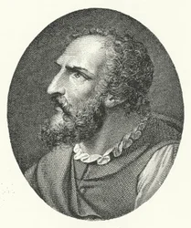 Ludovico Ariosto, Italiaanse dichter (gravure)
