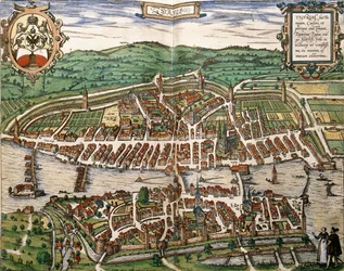 Kaart van Zürich, 1575