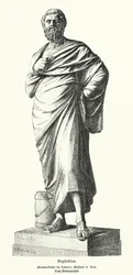 Marmeren standbeeld van Sophocles, Oud-Griekse toneelschrijver