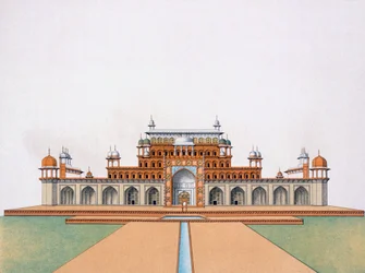 Mausoleum van Akbar de Grote in Sekandra