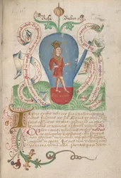 Ms Sloane 2560, f.15 uit de Alchemistische Verhandelingen, laat 15e eeuw