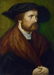 Portret van een man - Anoniem schilderij uit Zuid-Duitsland, circa 1530