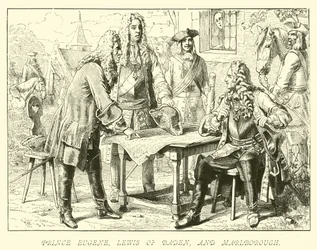 Prins Eugenius, Lodewijk van Baden en Marlborough