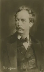 Richard Strauss, Duitse componist (gravure)