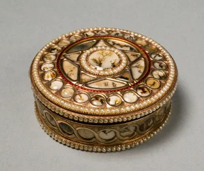 Ronde snuifdoos, ca. 1800-30