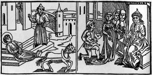 De heilige Saturninus was in het midden van de 3e eeuw de grondlegger van het christendom in Toulouse. In die tijd werden de christenen vervolgd: de heilige Saturninus was een van de slachtoffers van de heidenen. Zijn lichaam, vastgebonden aan de staart