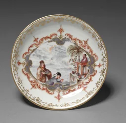 Schotel, fabrikant Meissen Porselein Fabriek, Duitsland, ca. 1723