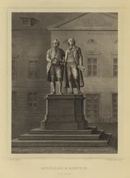 Schiller en Goethe, Weimar