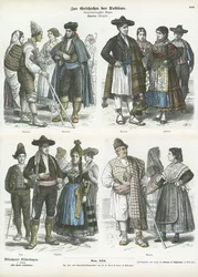 Spaanse regionale kostuums, 19e eeuw