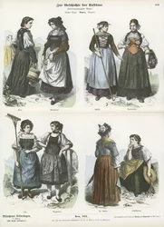 Zwitserse kostuums, 19e eeuw
