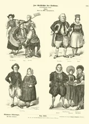 Zwitserse kostuums, late 18e eeuw