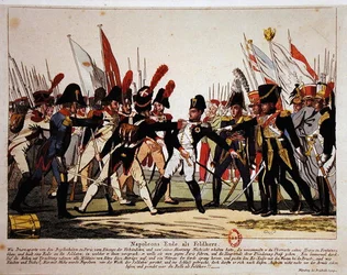 Het einde van Napoleon (1769-1821) als generaal in 1815