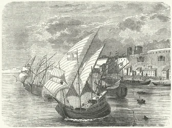 De Hongaarse vloot bij Napels