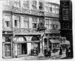 Het Rothschild-huis in de ghetto, Frankfurt