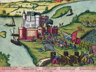 Het beleg van Leuven en de heldhaftigheid van Harman Reuter tegen de Spaanse troepen in 1571
