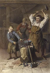 De bezorgde smidsleerling