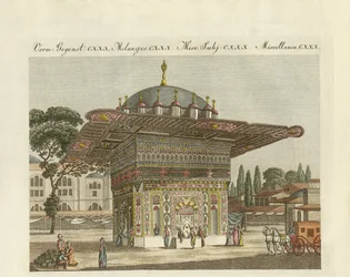De fontein Top-Hané van Constantinopel