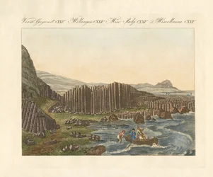De reuzendijk in Ierland