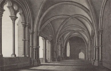 De lobby van het Maulbronn-klooster, Baden-Württemberg, Duitsland