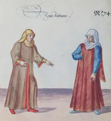 Twee Joodse vrouwen, ca. 1600