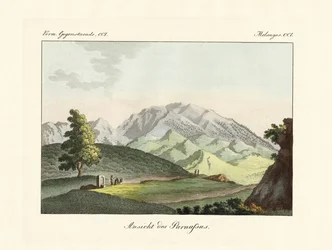Uitzicht op de Parnassus in Griekenland