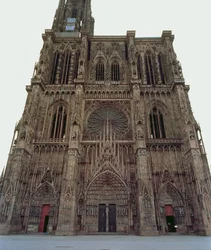 Westgevel van de Straatsburg Kathedraal, begonnen 1277
