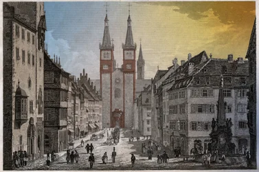 Würzburg (gravure, ca. 1830)