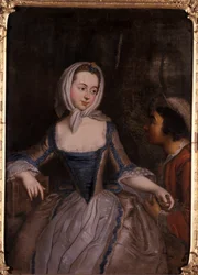 Jonge vrouwen en een knecht