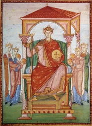 Otto III ontvangt de hulde van de naties
