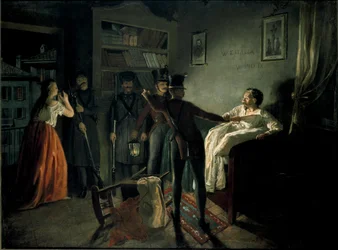 De arrestatie van de patriot Pietro Fortunato Calvi