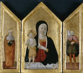 Madonna en Kind met twee Heiligen