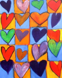 Healing Hearts, 2011 (acrylverf op doek)