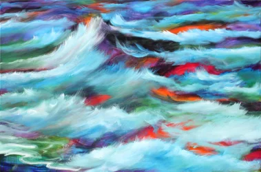 Wonderment Seas, 2015 (acryl op doek)