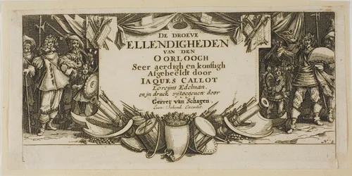 Frontispice, uit De grote ellende van de oorlog